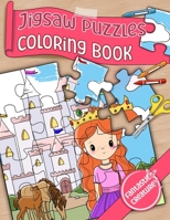 Jigsaw Puzzles Coloring Book: Fantastic creature edition B0CLRCBD81 Book Cover