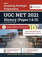 UGC NET History 2021 10 Full-length Mock Test (Paper I & II) With Latest Exam Pattern 9390257433 Book Cover