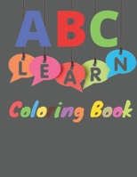 Coloring Book: Classic ABC Coloring Book / Learning activity book Gift, 34 Pages, White paper,8,5x11, Soft Cover, Matte Finish B084WPHFMM Book Cover