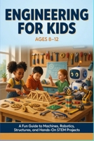 ENGINEERING FOR KIDS AGES 8-12: A Fun Guide to Machines, Robotics Structures and Hands On STEM Projects B0H9J7DX53 Book Cover