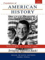 Foundations of American History 1932741488 Book Cover