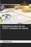 Ministerial decree no. 1275: Creation of values B0CKRGPHC6 Book Cover