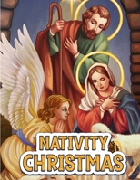 Nativity Christmas: Color With The Name Of God Clean and Fresh Jesus Birth Pages B0BLR3KSJX Book Cover