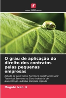 O grau de aplicação do direito dos contratos pelas pequenas empresas (Portuguese Edition) 6206919358 Book Cover