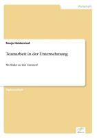 Teamarbeit in Der Unternehmung 3838620747 Book Cover