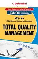 MS-96 Total Quality Management 938106654X Book Cover