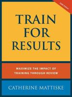 Train for Results 1921547308 Book Cover