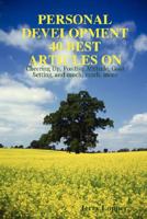 PERSONAL DEVELOPMENT 40 BEST ARTICLES 1435703391 Book Cover