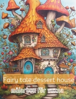 Fairy tale dessert house , målarbok för vuxna: 50+5 Anti-stress målarbok med saga efterrättshus (Swedish Edition) B0CN9DSSNP Book Cover