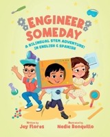 Engineer Someday: A Bilingual STEM Adventure in English and Spanish B0FJVJVDBK Book Cover