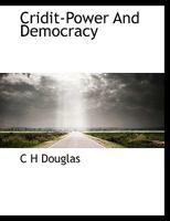 Cridit-Power And Democracy 1018078037 Book Cover