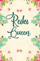 Reiki Queen: Blank Lined Journal 6x9 – Spiritual Healer Notebook I Meaningful Gift for Every Spirituality Teacher, Meditation Instructor and Japanese Chakra Healing Practitioner 1696442117 Book Cover