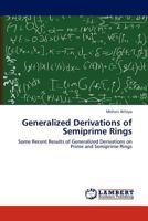 Generalized Derivations of Semiprime Rings 3848442949 Book Cover