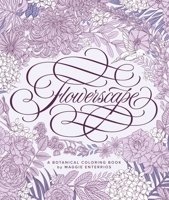Flowerscape: A Botanical Coloring Book 1645672166 Book Cover