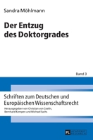 Der Entzug Des Doktorgrades 3631726473 Book Cover