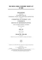 The Digital Media Consumers' Rights Act of 2003 B084DKZJG8 Book Cover