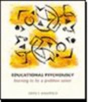Educational Psychology: Learning to Be a Problem Solver 0395604664 Book Cover