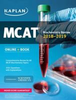 MCAT Biochemistry Review: Online + Book (Kaplan Test Prep) 1506203256 Book Cover