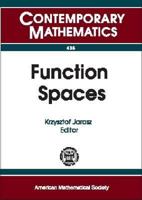 Function Spaces 0821840614 Book Cover