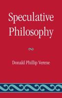 Speculative Philosophy 0739136593 Book Cover