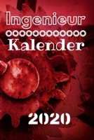 Ingenieur Kalender 2020: Wochen Kalendarium für technische Berufe Ing - 6 x 9 Zoll (ca DIN 5), Linierte Blätter 53 Kalenderwochen (German Edition) 167936118X Book Cover