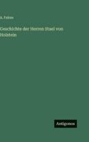 Geschichte der Herren Stael von Holstein 3368221825 Book Cover