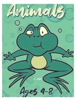 animals ages 4-8: 50 great animal coloring picture collections. B08TZ7DP3B Book Cover