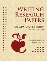 Writing Research Papers: An APA Style Guide 0972140441 Book Cover