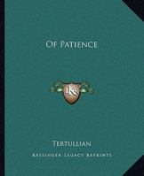 De patientia 1643730932 Book Cover