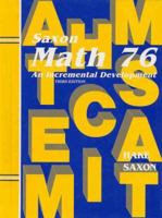 Math 76: An Incremental Development 1565771532 Book Cover