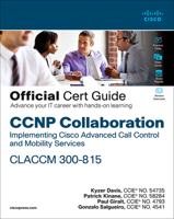 CCNP Collaboration Claccm 300-815 Cert Guide 0136575544 Book Cover