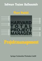 Projektmanagement Mit Dem Htpm: Harvard Total Project Manager 352804635X Book Cover