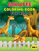 Giraffe Coloring Book For Kids: Best Giraffe Children Activity Book for Kids, Boys & Girls. Fun Facts About Giraffe B08TS6462Z Book Cover