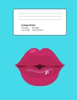 Red Lips School Notebook 172517281X Book Cover