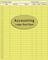 Accounting Ledger Book Paper: Financial Ledger Journal Simple bookkeeping record book General Business Cash Expense Tax report Sales Budgeting tool simplified 1704293812 Book Cover