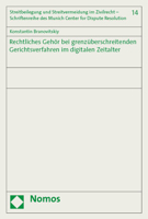Der Grundsatz Der Wahrung Rechtlichen Gehors Bei Grenzuberschreitenden Gerichtsverfahren Im Digitalen Zeitalter 3756010317 Book Cover