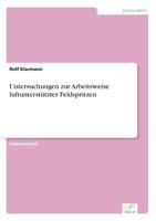 Untersuchungen Zur Arbeitsweise Luftunterstutzter Feldspritzen 3838604938 Book Cover