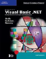 Microsoft Visual Basic .NET: Comprehensive Concepts and Techniques (Shelly Cashman (Paperback)) 0789565498 Book Cover