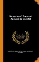 Sonnets and Poems of Anthero de Quental 101577766X Book Cover