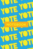 Notebook: Yote Yellow Orange Typography Meme Pattern 1091131384 Book Cover