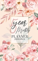 5 year monthly Small planner 2020-2024: five year planner 2020-2024 small  This book size: 5x8 inch Not pocket size  planner 5 year appointment calendar  60 months planner 169862980X Book Cover
