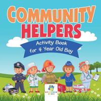 Community Helpers Activity Book for 4 Year Old Boy 1645217876 Book Cover