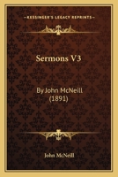 Sermons V3: By John McNeill 1165694042 Book Cover