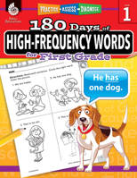 180 Days of High-Frequency Words for First Grade: Practice, Assess, Diagnose 1425816347 Book Cover