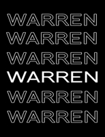 Warren: Election 2020 College Ruled Composition Notebook 7.44" x 9.69" 100 pages 50 sheets 1691038121 Book Cover