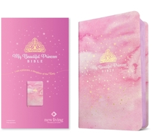My Beautiful Princess Bible NLT (LeatherLike, Pink Sparkles) 1496489489 Book Cover