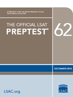 The Official LSAT PrepTest 62: (Dec. 2010 LSAT) 098214878X Book Cover