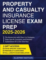 Property and Casualty Insurance License Exam Prep: The Masterclass with Clear-Cut Strategies, State-Specific Questions, and Detailed Explanations for a One-Shot Pass 1326490826 Book Cover