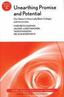 Unearthing Promise and Potential: Our Nation's Historically Black Colleges and Universities: ASHE Higher Education Report, Volume 35, Number 5 047063510X Book Cover