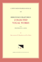 CMM 110-2 Hieronymus Praetorius, Collected Vocal Words, Edited by Frederick K. Gable. Vol. 2, Opus Musicum II: Magnificats and Five Motets: Volume 110 1595514953 Book Cover
